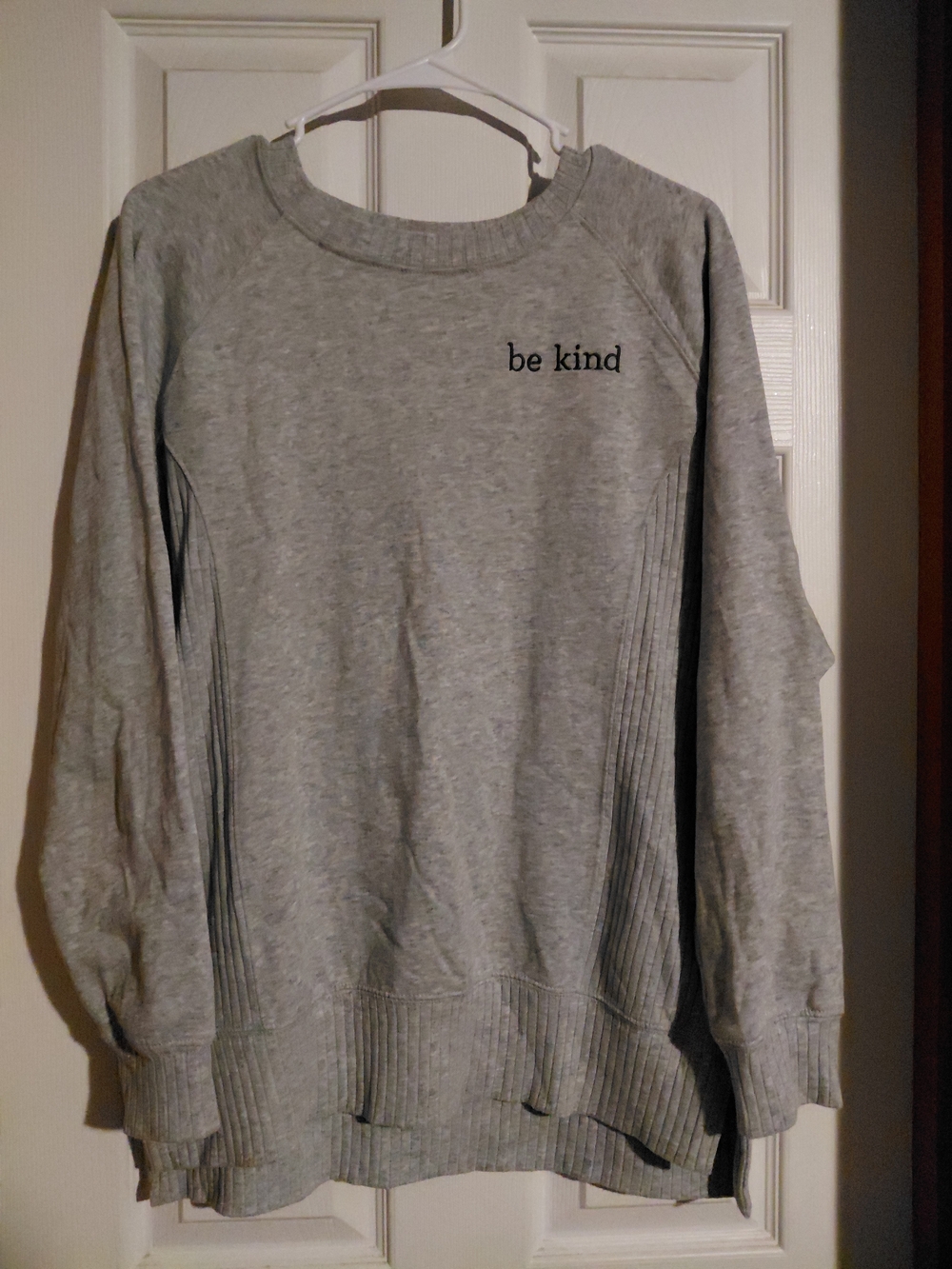 Maurices Grey 'be kind' Crewneck Sweatshirt